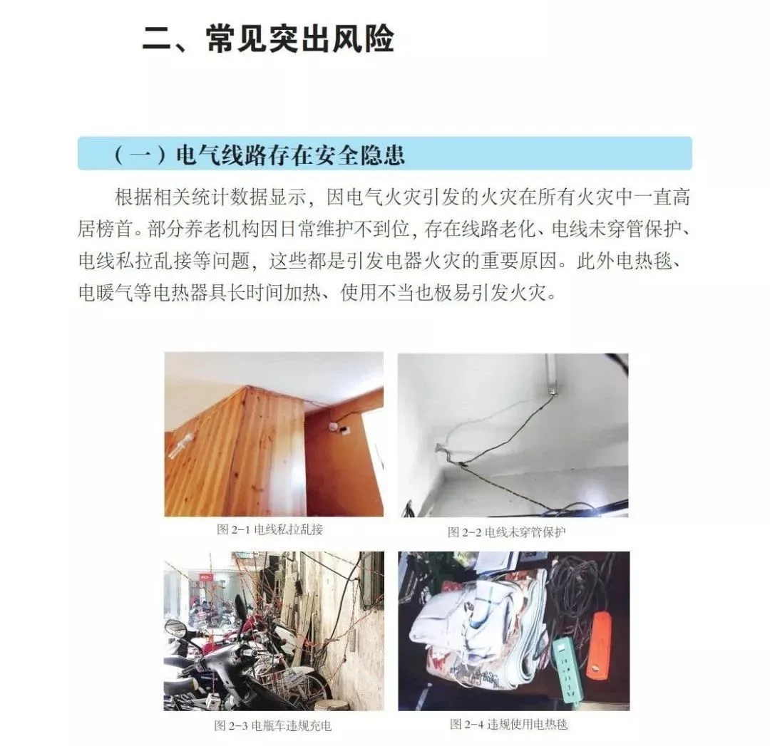 【收藏】养老机构消防安全自查手册