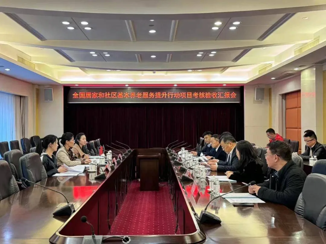 民政部居家和社区基本养老服务提升行动项目成果验收组来青验收