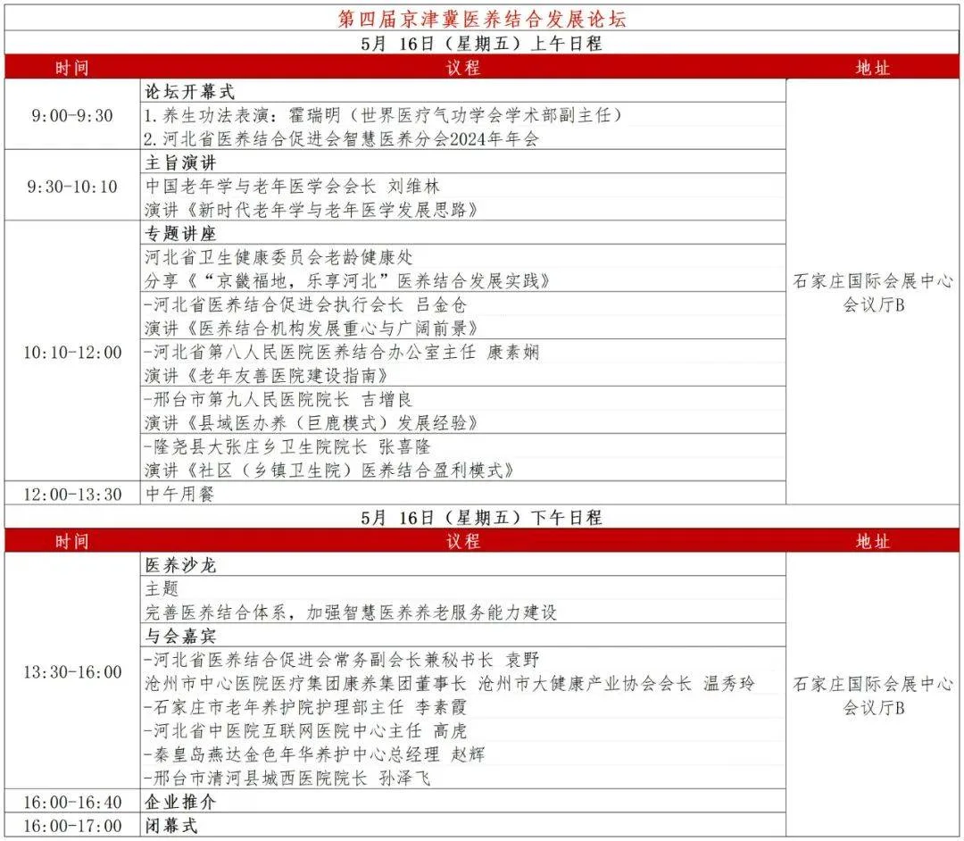 转发收藏！河北旅游指南，哦不，2024河北养老展参观指南来啦！